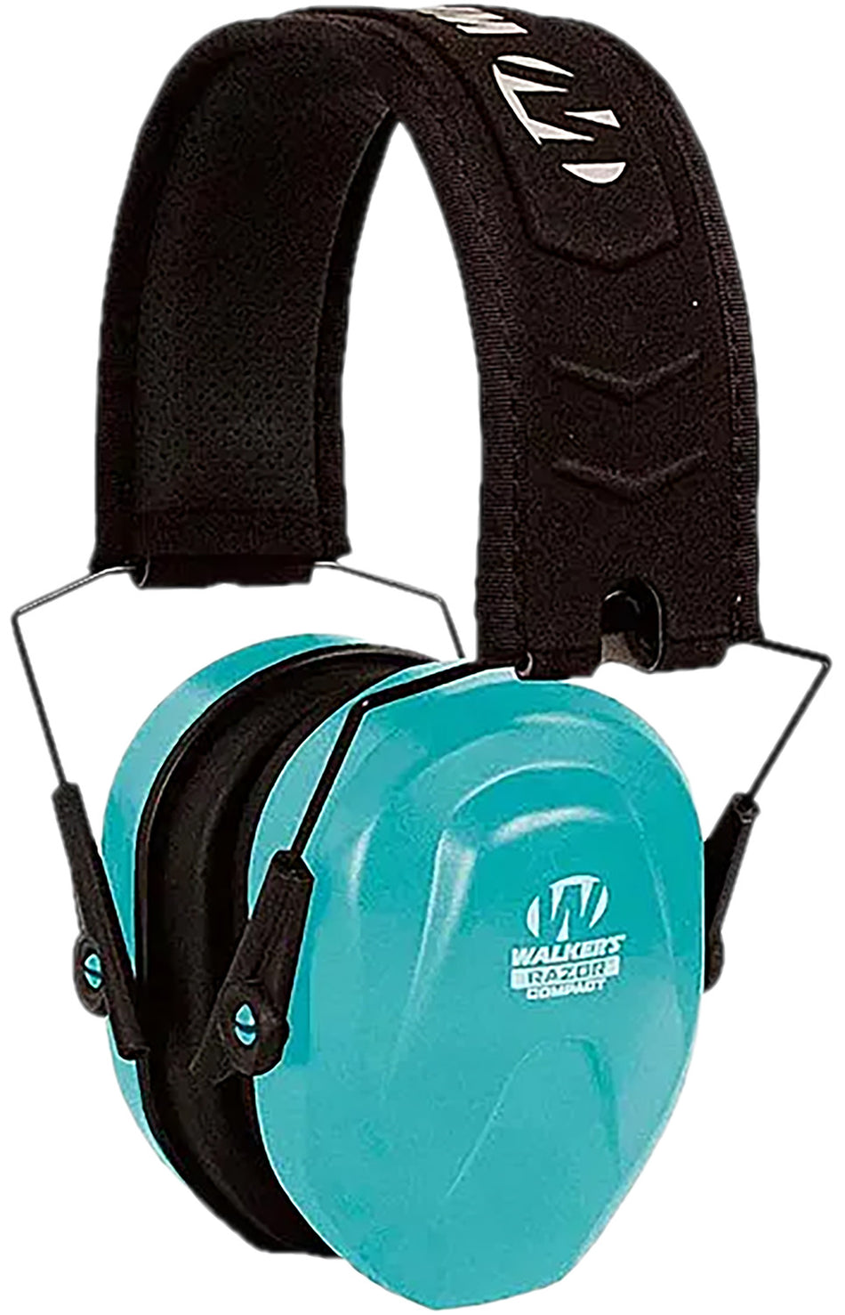 Walker's Razor Compact Over-the-Head Electronic Ear Muff 23 dB NRR Teal