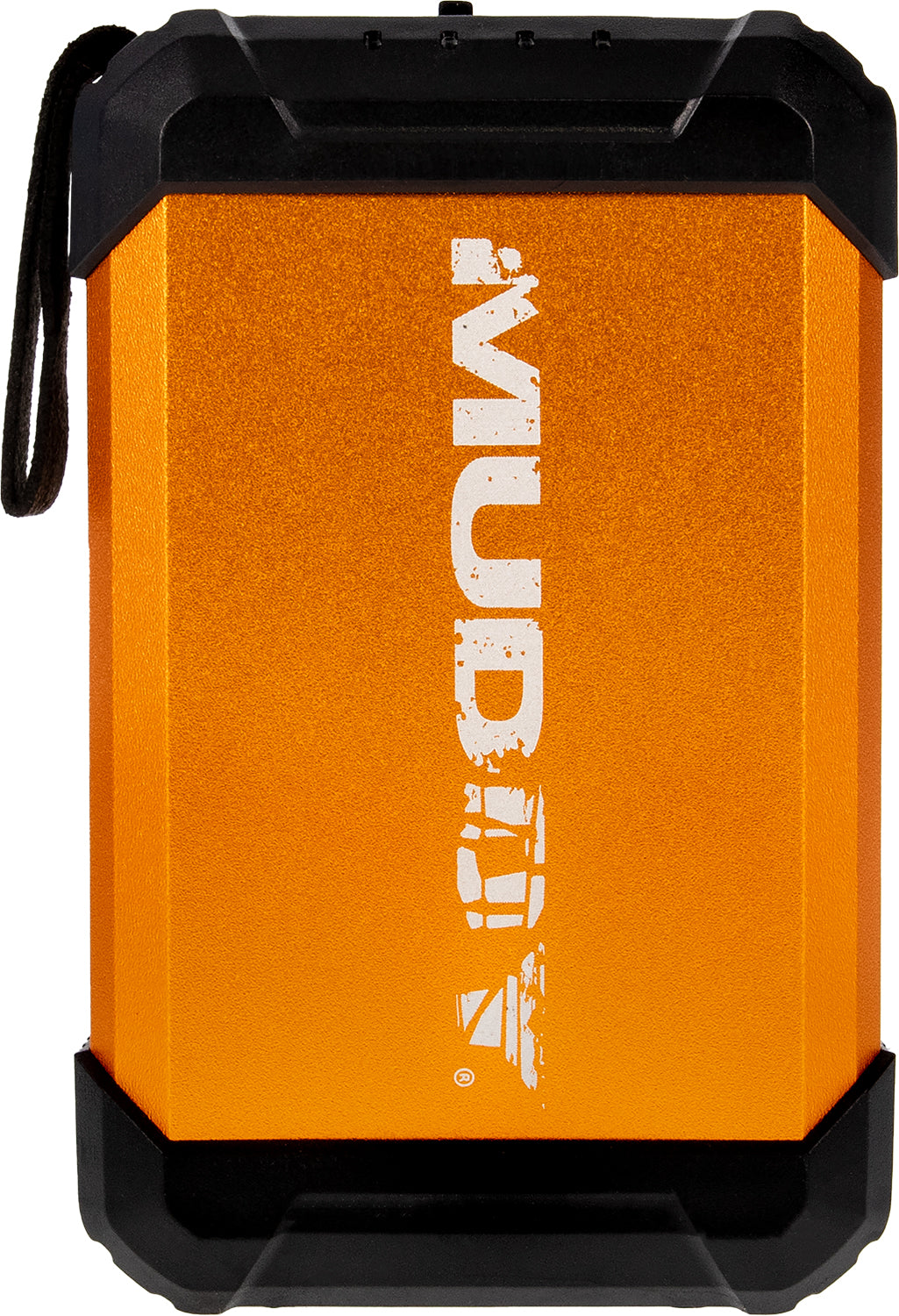 Muddy 3-In-1 Hand Warmer USB Charger and Flashlight Black Orange