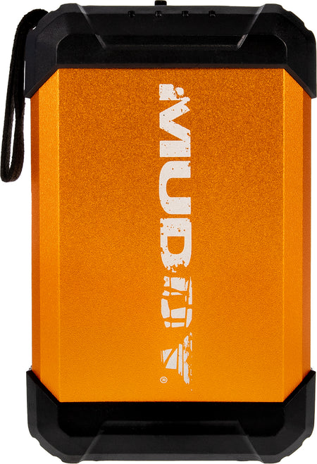 Muddy 3-In-1 Hand Warmer USB Charger and Flashlight Black Orange