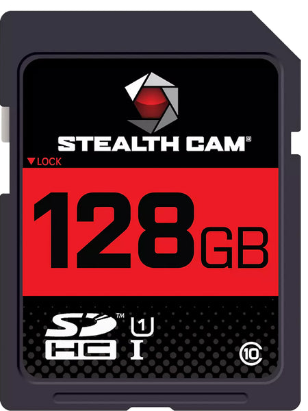 Stealth Cam STC 128GB High-Speed SD Storage Card for Trail Cams
