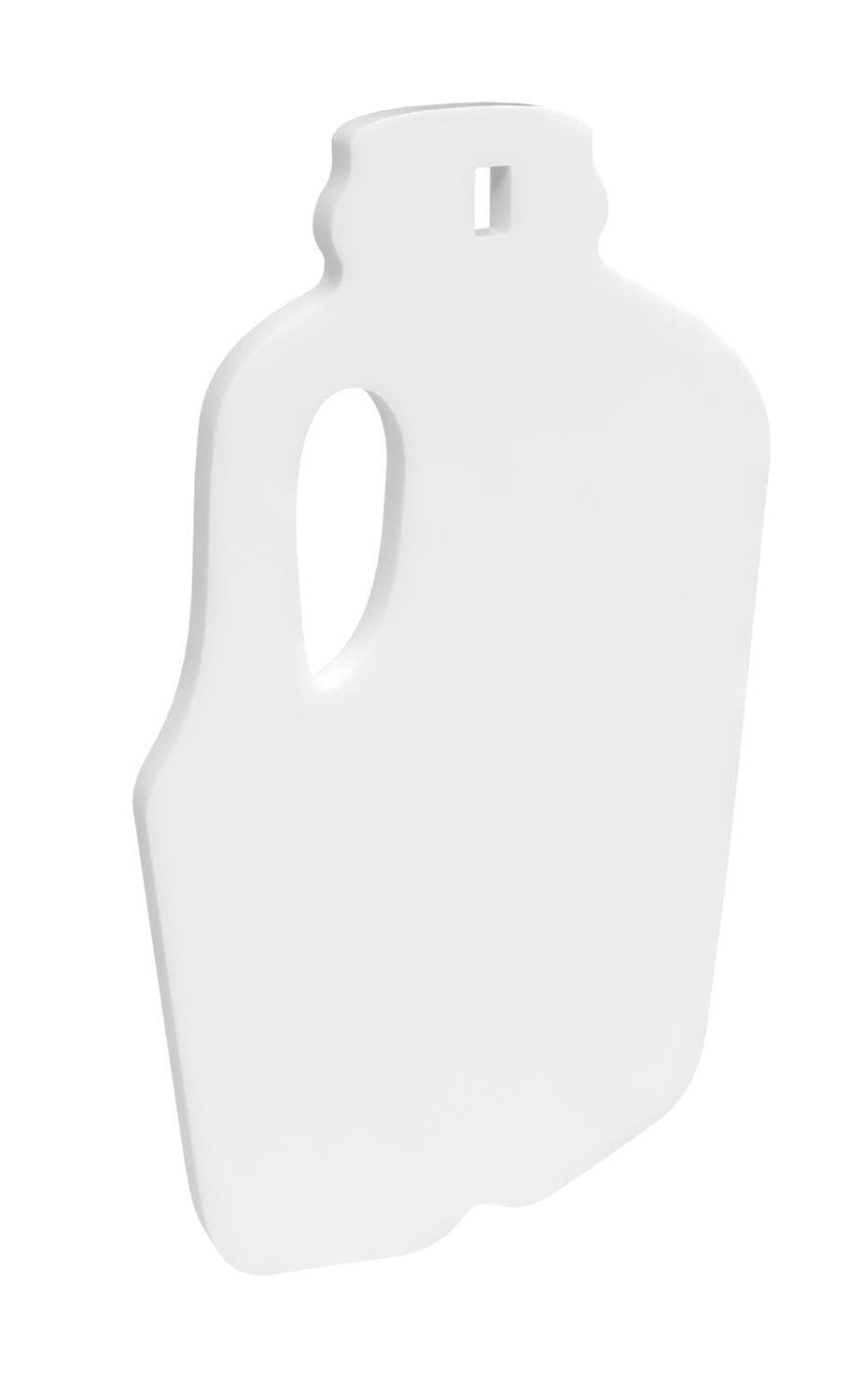 Birchwood Casey Centerfire Milk Jug Silhouette 3/8" AR500 Steel Target BC-47712 White Powder Coat