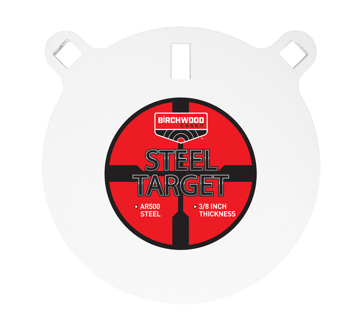 Birchwood Casey BC-RND8-38 3/8" AR500 Steel 8" Round Hanging Gong Target