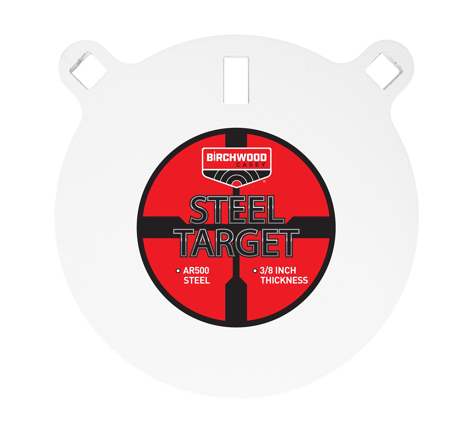 Birchwood Casey BC-RND8-38 3/8" AR500 Steel 8" Round Hanging Gong Target