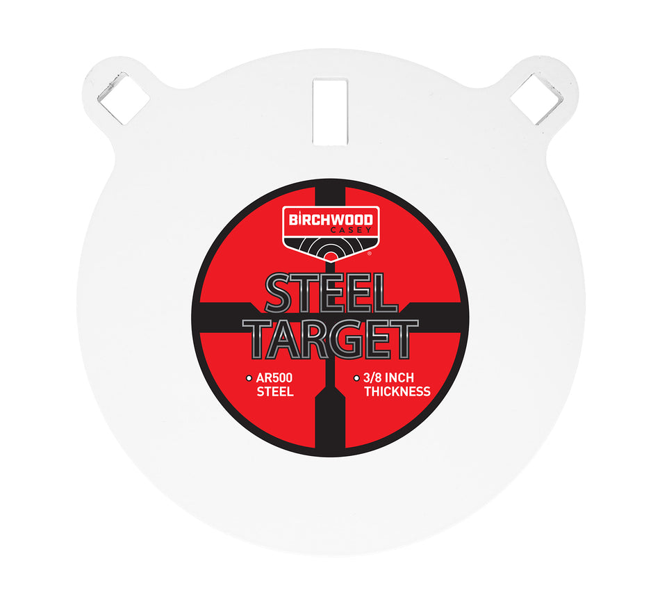 Birchwood Casey BC-RND8-38 3/8" AR500 Steel 8" Round Hanging Gong Target