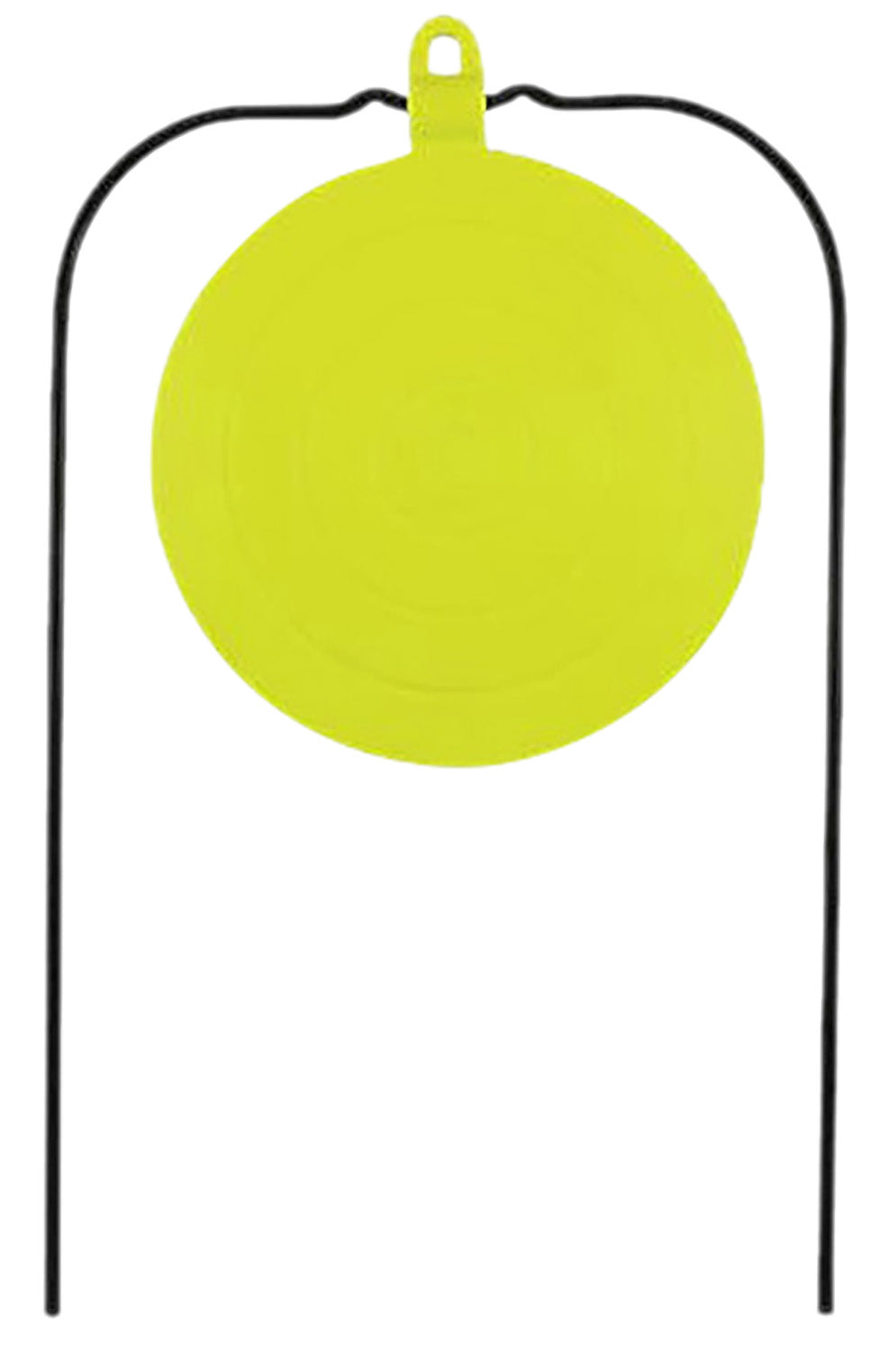 Birchwood Casey BC-48025 Ground Strike Yellow Steel Hanging Plate Kit with ShootNC Bullseye Target