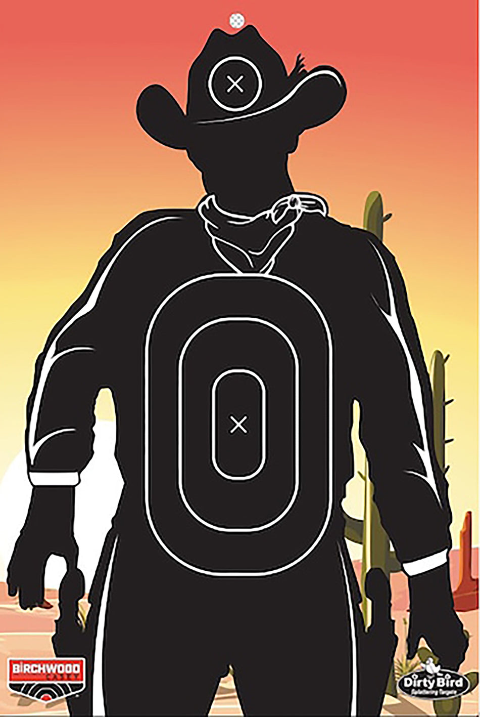Birchwood Casey BC-35771 Dirty Bird Splatter Target Gunslinger Skyline 6 Pack 12x18