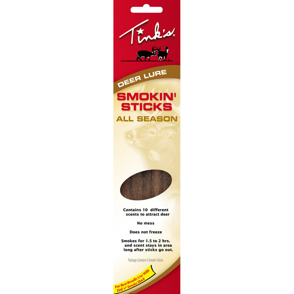 Tinks Deer Smoke Sticks Hunting Scent 6 pk.