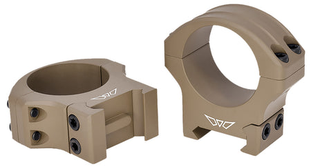 Warne HyperLite MagnaFusion 8502DE Dark Earth Cerakote 1" Tube Scope Rings Maxima/Weaver/Picatinny