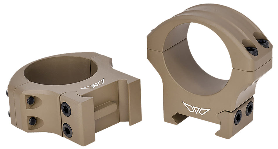 Warne HyperLite MagnaFusion 8502DE Dark Earth Cerakote 1" Tube Scope Rings Maxima/Weaver/Picatinny