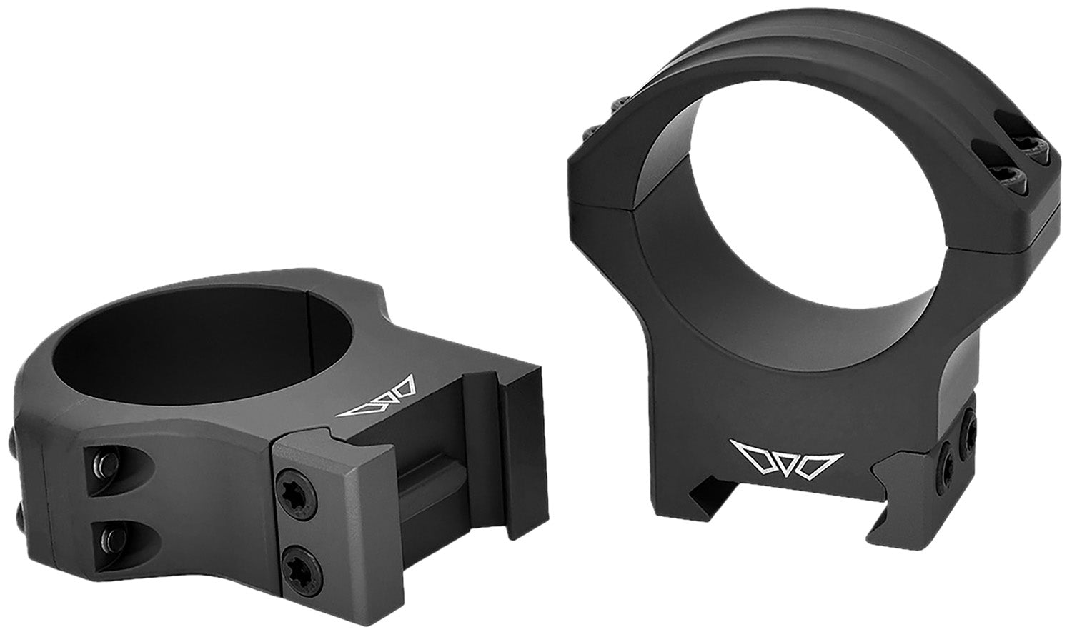 Warne Maxima Horizontal Rings 522M Matte Black Steel 34mm High Scope Rings Picatinny/Weaver