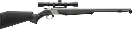 CVA Wolf V2 50 Cal 24" 3-9x32 Stainless Black Break-Action Muzzleloader Package