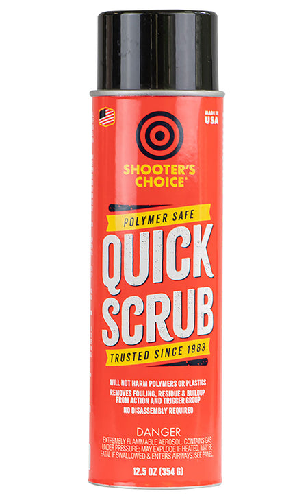 Shooters Choice SHF-PSQ12 12oz Polymer Safe Quick Scrub Cleaner Spray