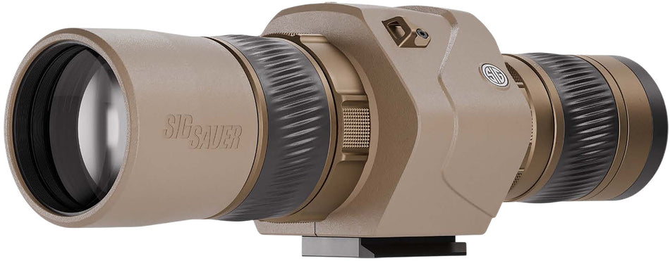 Sig Sauer SOO62001 OSCAR6 HDX PRO 16-32x60mm Straight Spotting Scope Flat Dark Earth