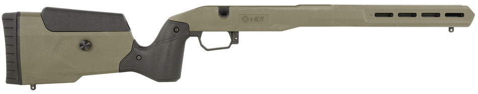 MDT Olive Drab Green Field Stock Ruger American Long Action Right Hand