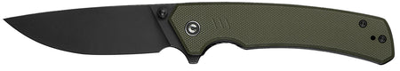 Civivi Merit 3.28" Folding Drop Point Black Stonewashed 14C28N Steel Blade OD Green Textured G10 Handle Flipper