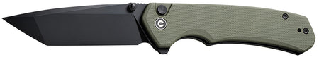 Civivi Brazen Pocket Knife 3.46" Black D2 Steel Blade, OD Green G10 Textured Handle w/ Pocket Clip
