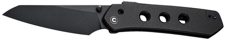 Civivi Vision FG 3.54" Folding Tanto Blade Black Nitro-V Steel, Textured Black G10 Handle