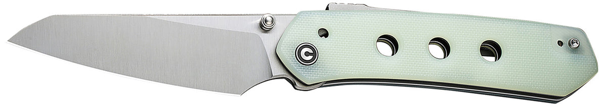 Civivi Vision FG 3.54" Folding Tanto Satin Nitro-V Steel Blade, Natural Textured G10 Handle