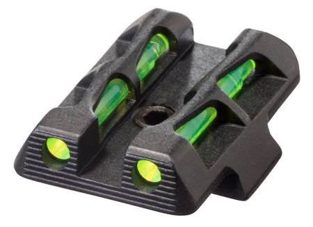 HiViz GLLW11 LiteWave Steel Rear Sight Green Fiber Optic for Glock 42/43 Pistols