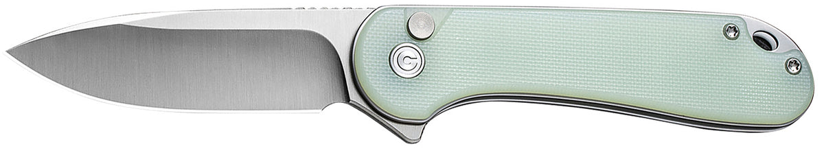 Civivi Elementum II 2.96" Folding EDC Drop Point Satin Nitro-V Steel Blade, Natural Textured G10 Handle