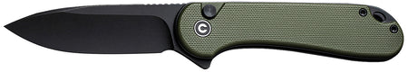 Civivi Elementum II 2.96" EDC Folder C18062P-3 Black Stonewashed Nitro-V Steel Blade OD Green Textured G10 Handle