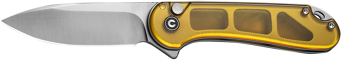 Civivi Elementum II 2.96" EDC Folder C18062P-7 Satin Nitro-V Steel Blade Ultem Handle Button Lock Pocket Clip