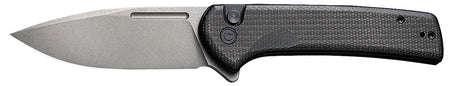 Civivi Conspirator Folder C21006-1 3.48" Gray Stonewashed Nitro-V Blade Black Textured Micarta Handle Pocket Clip
