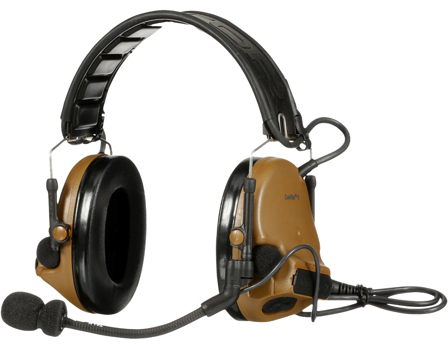 Peltor MT20H682FB47CY 23dB NRR Over-the-Head Hearing Defender Headset in Coyote Tan