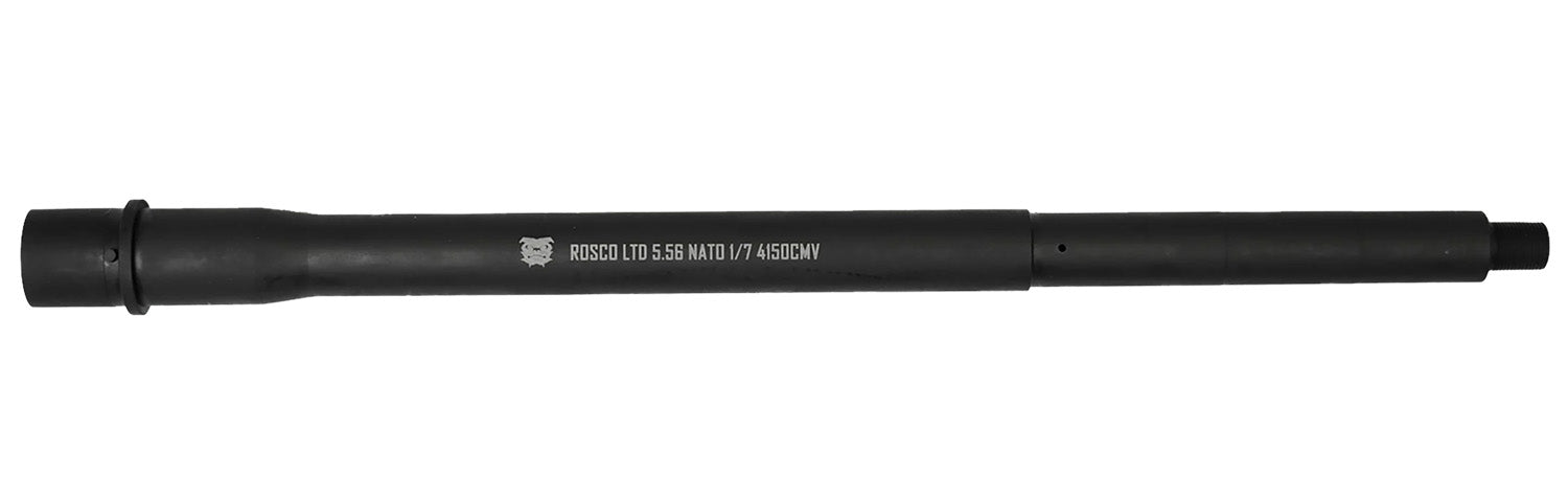 Rosco Husky 5.56 NATO 14.50" Button Rifled Chrome-Lined Phosphate 4150 CMV Rifle Barrel