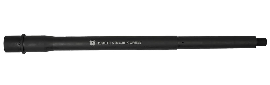 Rosco Husky 5.56 NATO 14.50" Button Rifled Chrome-Lined Phosphate 4150 CMV Rifle Barrel