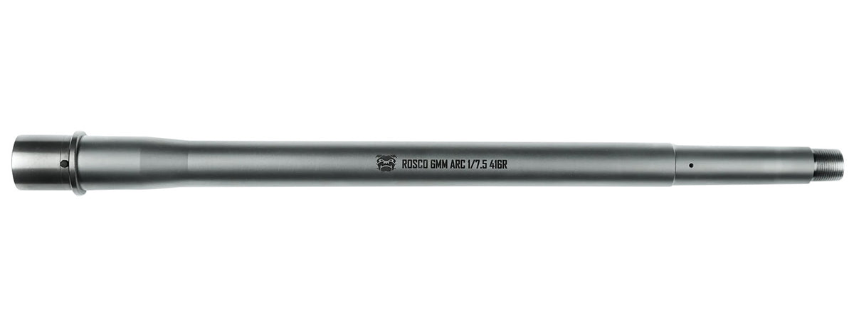 Rosco Purebred 6mm ARC 16 Inch Stainless Steel Barrel with Rifle Length Gas System