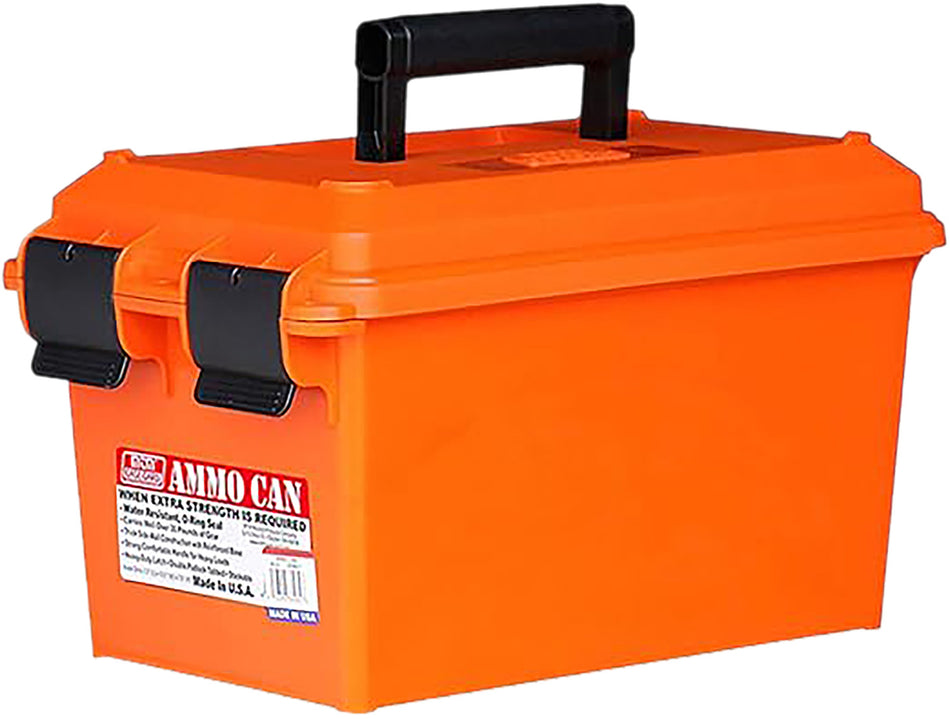 MTM Case-Gard AC35 Ammo Can Orange Polypropylene Water Resistant Storage
