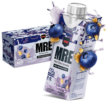 Redcon1 MRE Ready to Drink Shake Blueberry Cobbler Flavor 12 Pack
