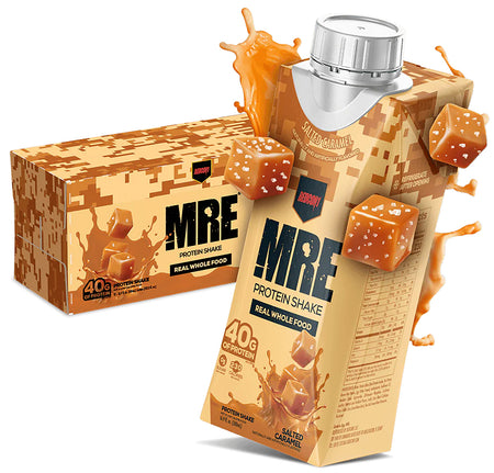 Redcon1 MRE Ready to Drink Shake Salted Caramel Flavor 12 Pack