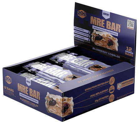 Redcon1 MRE Protein Snack Bar Blueberry Cobbler Flavor 12 Pack