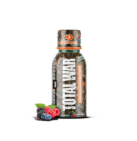Redcon1 RC1TWSSWB Total War Sour Wild Berry Energy Shots 12 Pack