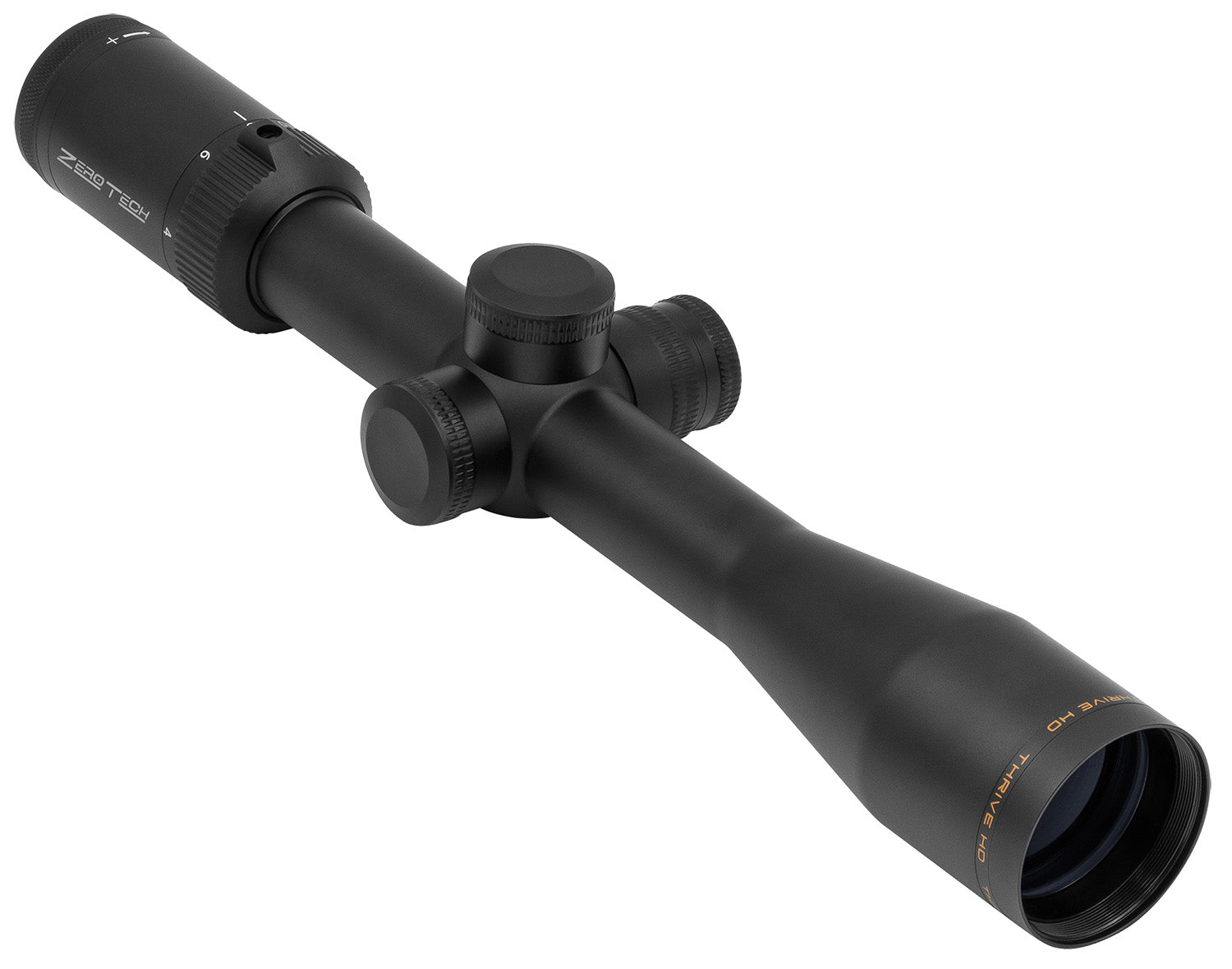 ZeroTech Thrive HD Riflescope 4-16x44mm 30mm Tube Illuminated LR Hunter FFP Reticle Black