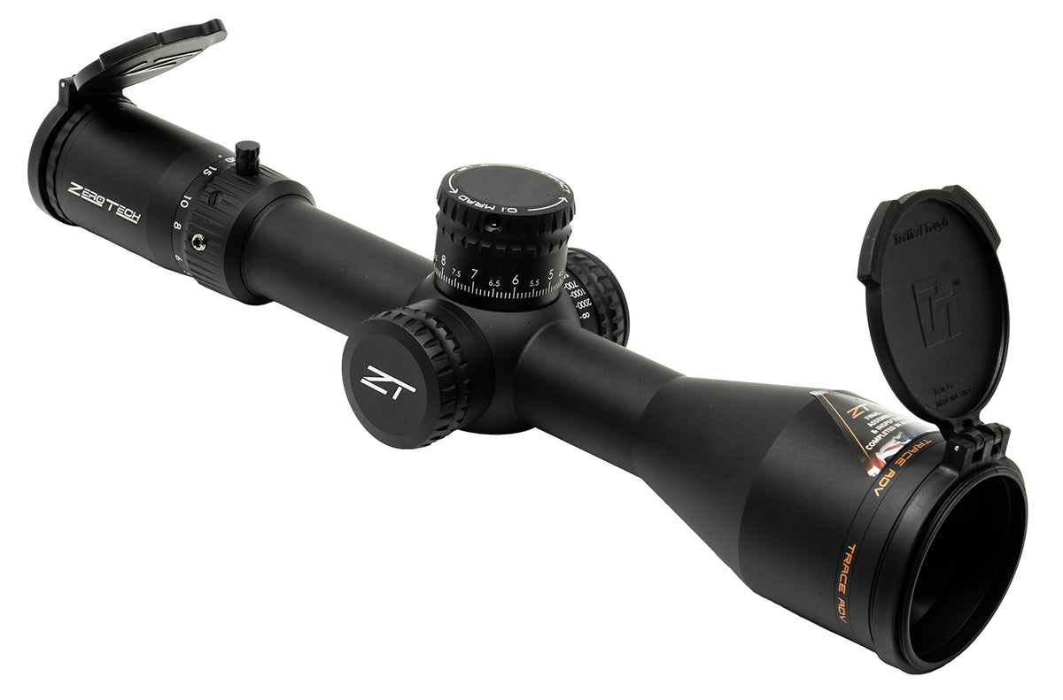 ZeroTech Trace Advanced Riflescope 5-30x56mm 34mm Tube Illuminated RMG 2 First Focal Plane Black