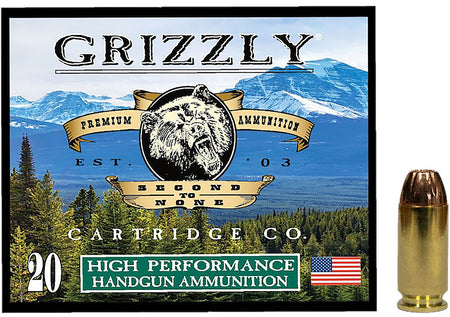 Grizzly Cartridge Hollow Point .40 S&W 200 grain Jacketed Hollow Point ammunition