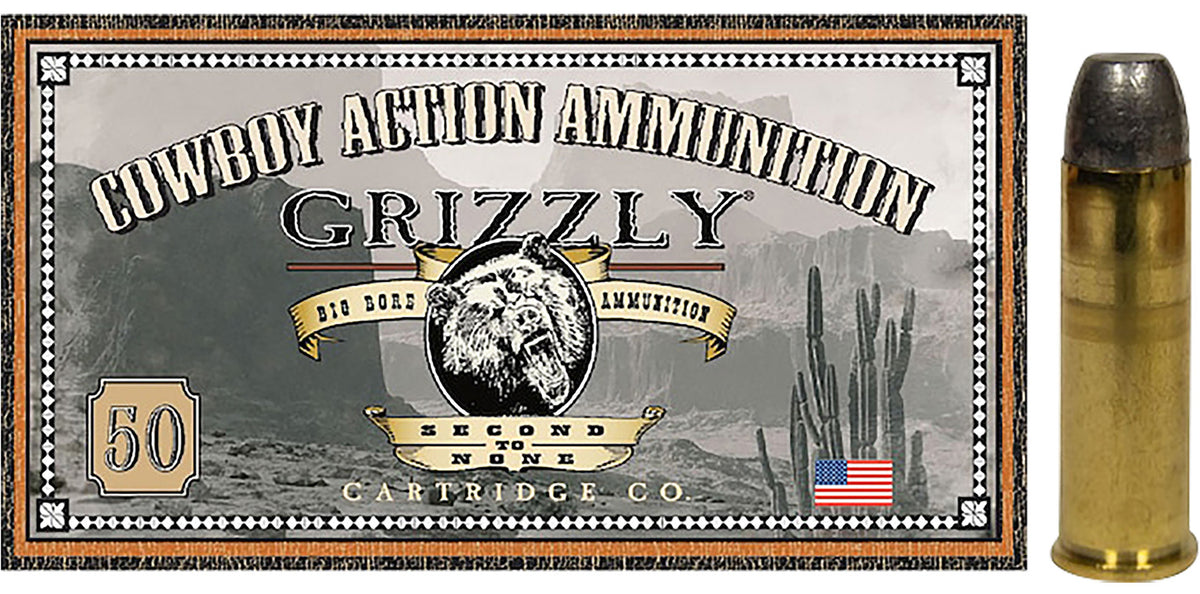 Grizzly Cartridge  .44 S&W Special 200 grain Solid Lead Round Nose ammunition