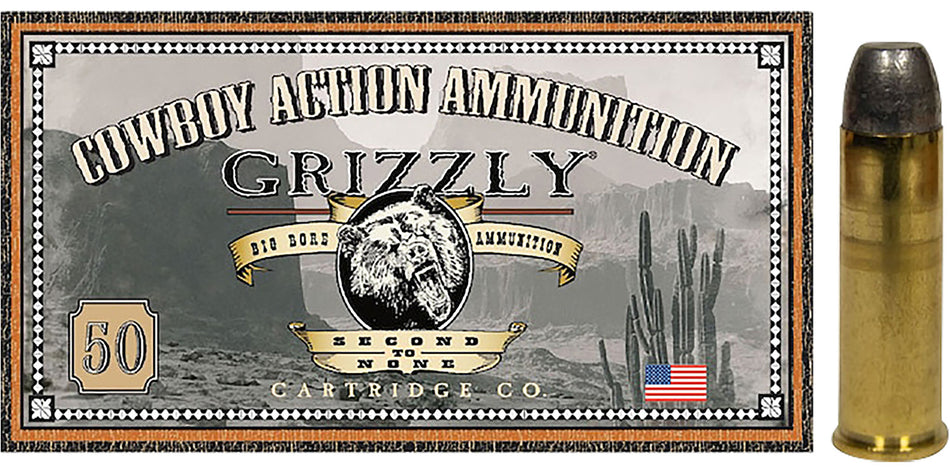 Grizzly Cartridge  .44 S&W Special 200 grain Solid Lead Round Nose ammunition