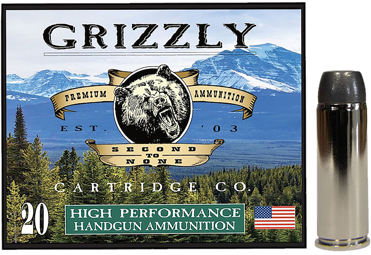 Grizzly Cartridge  .45 Long Colt 265 grain Flat Nose ammunition