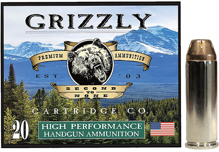 Grizzly Cartridge  .45 Long Colt 225 grain Jacketed Hollow Point ammunition