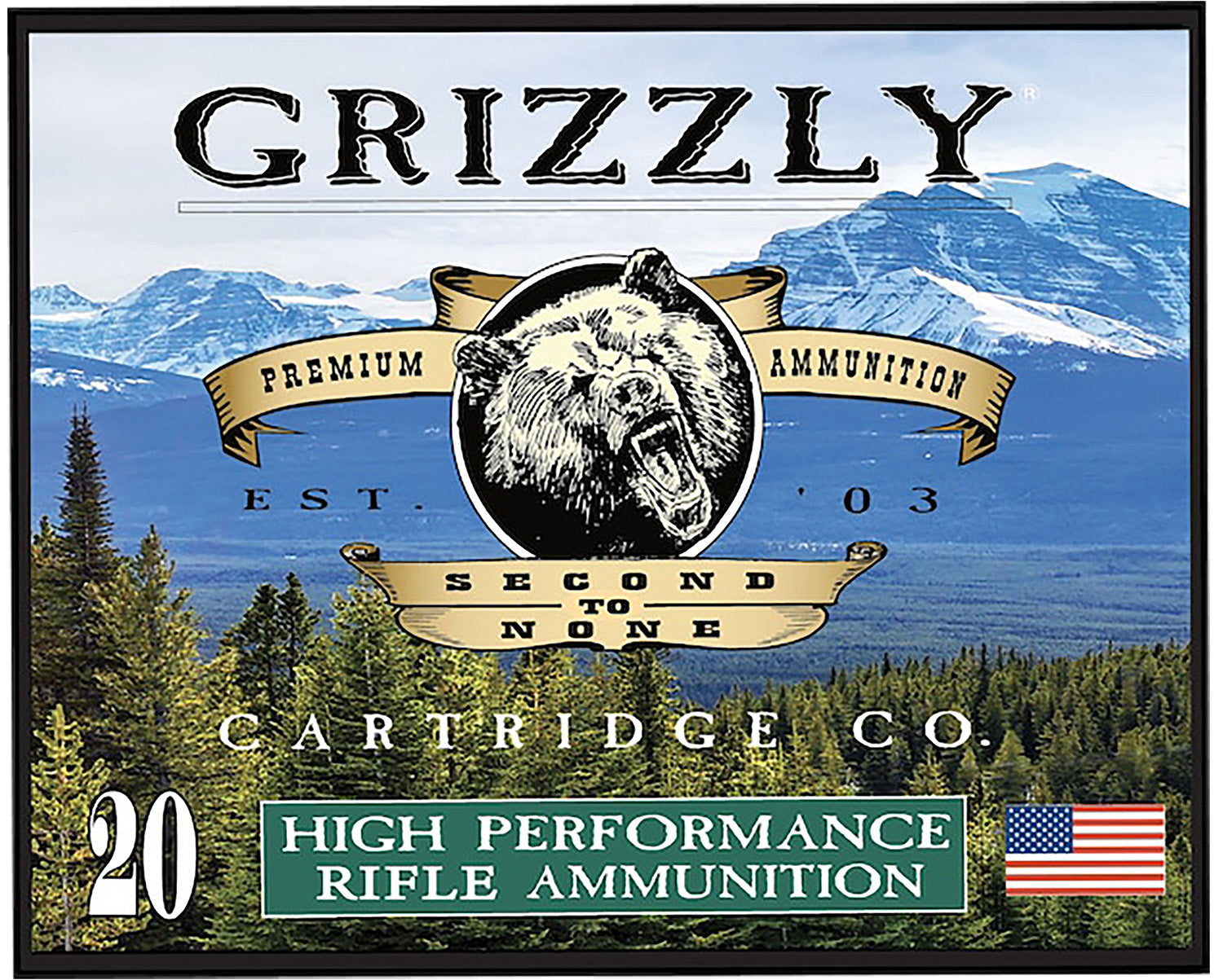 Grizzly Cartridge  .45-70 Government 420 grain Long Wide Nose Gas Check ammunition