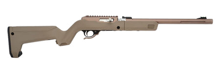 Tactical Solutions ATD2QSBBFDE X-Ring Takedown VR 22 LR 10+1 16.50" Quicksand Threaded Barrel, Quicksand Scope Rail Receiver, Flat Dark Earth Magpul X-22 Backpacker Synthetic Stock, Ambidextrous