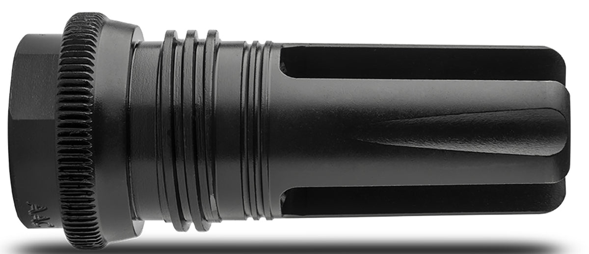 AAC 64242 Flash Hider 90T SR 5.56 Cal 1/2"-28 Threads SCARmor Black Steel