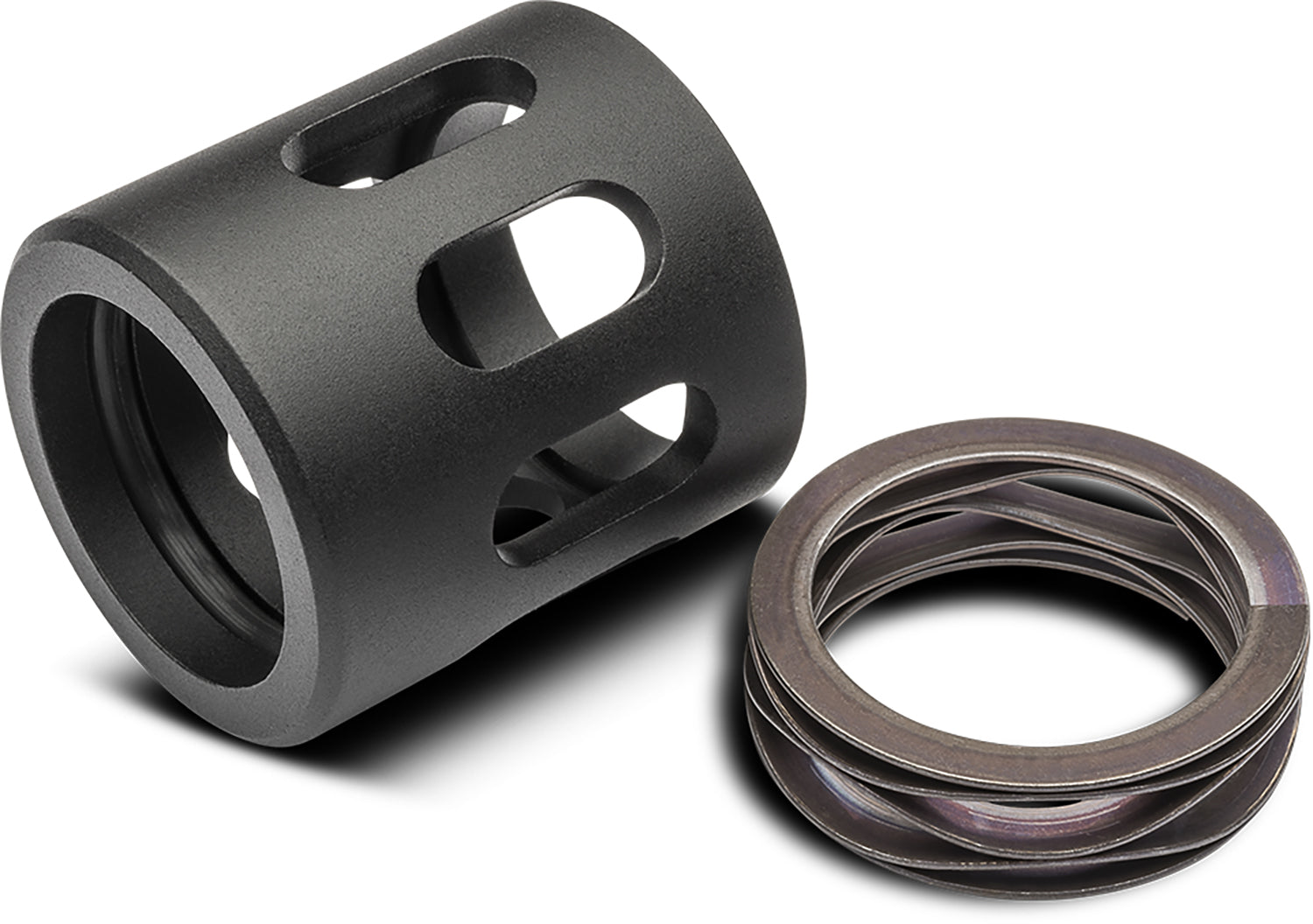 Advanced Armament Company 64746 Fixed Barrel Spacer 9mm Aluminum and Steel Black