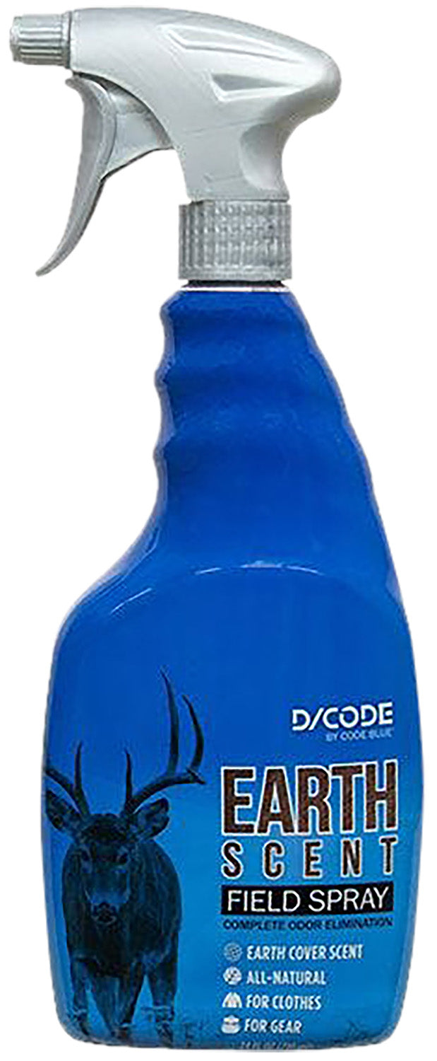 Code Blue Earth Scent Hunting Field Spray Scent Control 24 oz