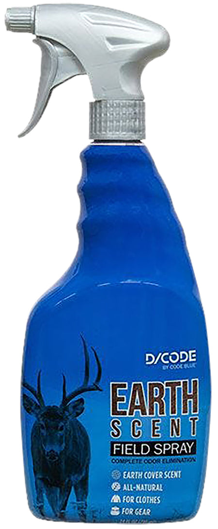 Code Blue Earth Scent Hunting Field Spray Scent Control 24 oz