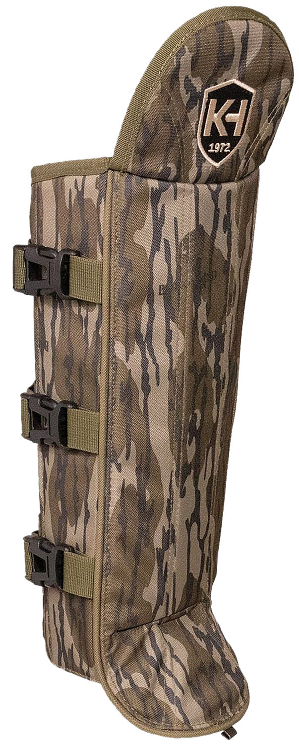 Moultrie Snake Gaiters Polycarbonate Mossy Oak Bottomland Adjustable Hunting Gaiters KHT0216